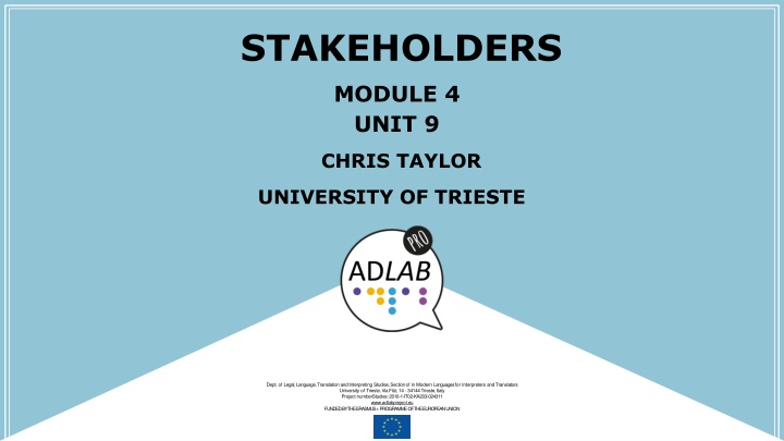 stakeholders n.w