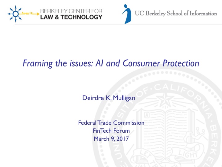 framing the issues ai and consumer protection n.w