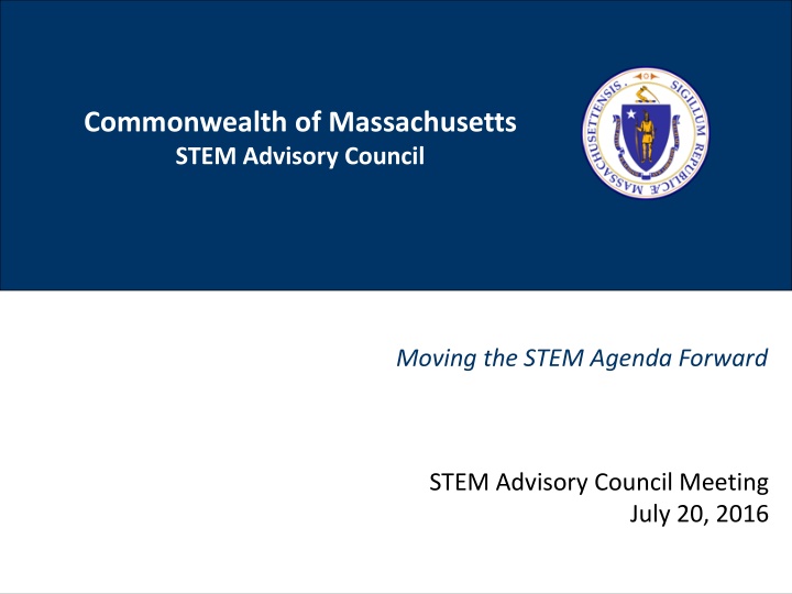 commonwealth of massachusetts stem advisory n.w