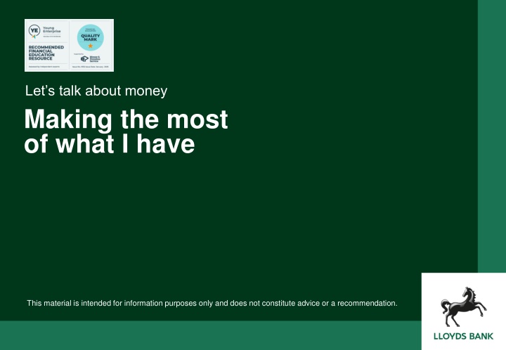 let s talk about money making the most of what n.w