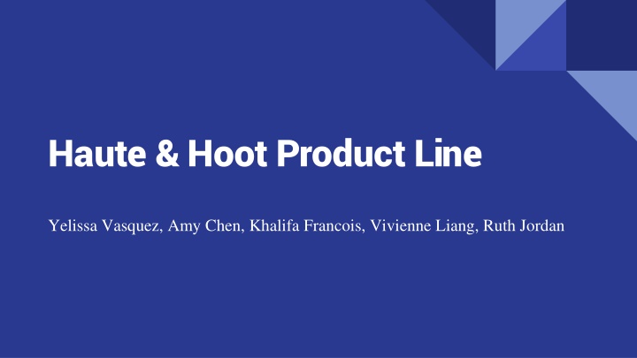 haute hoot product line n.w