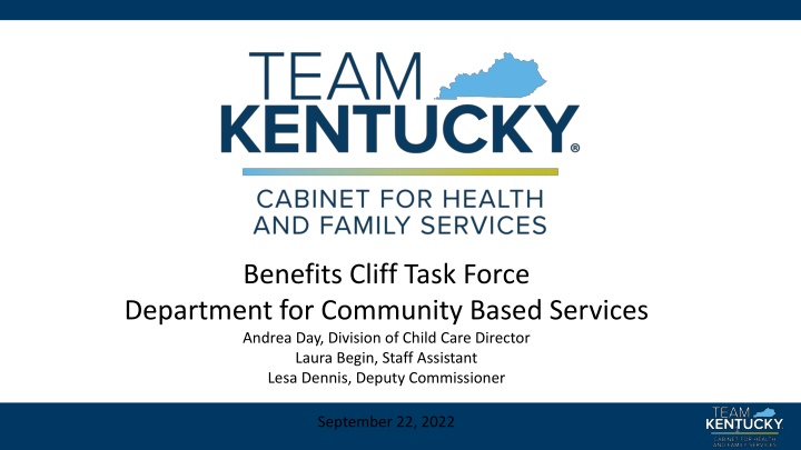 benefits cliff task force department n.w