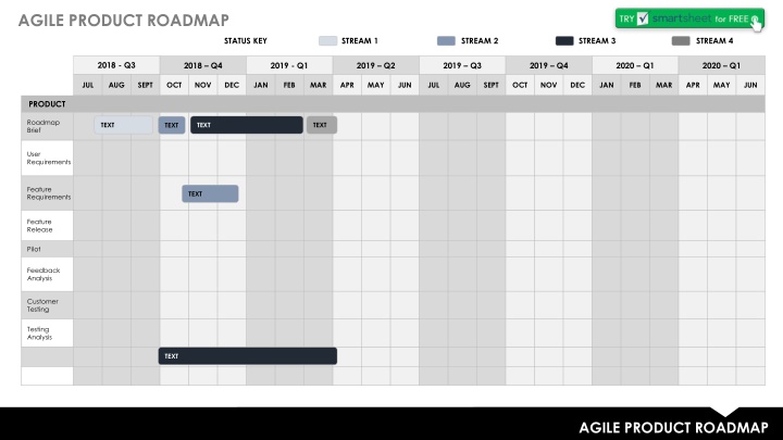 agile product roadmap n.w