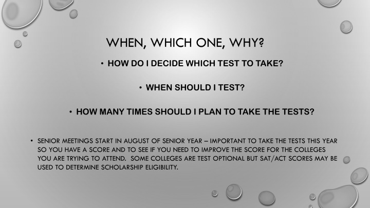 when which one why n.w