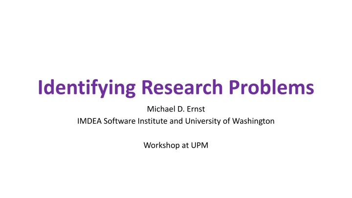 identifying research problems n.w