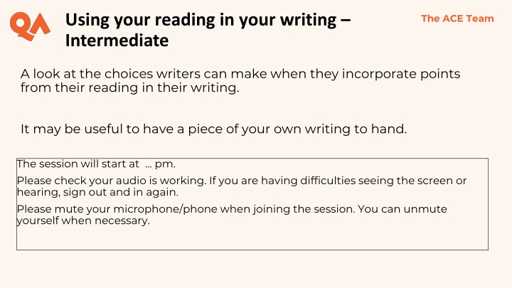 using your reading in your writing intermediate n.w