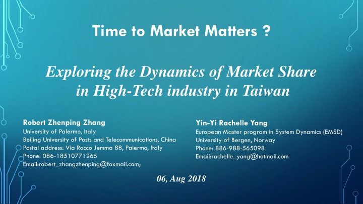time to market matters n.w