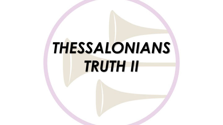 thessalonians truth ii n.w