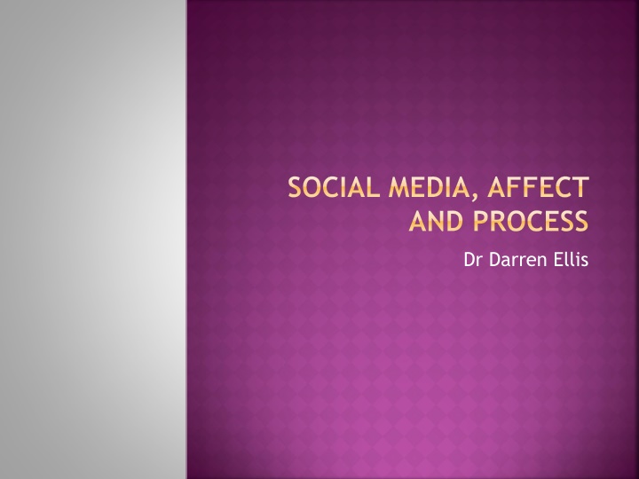 social media affect and process n.w