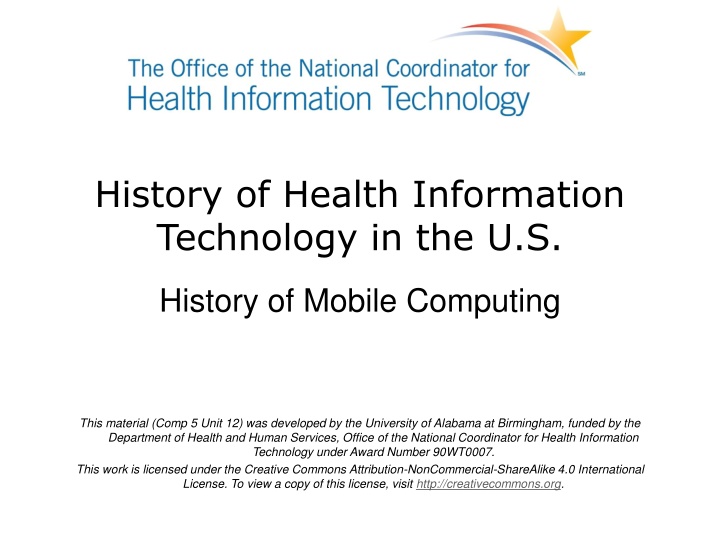 history of health information technology n.w