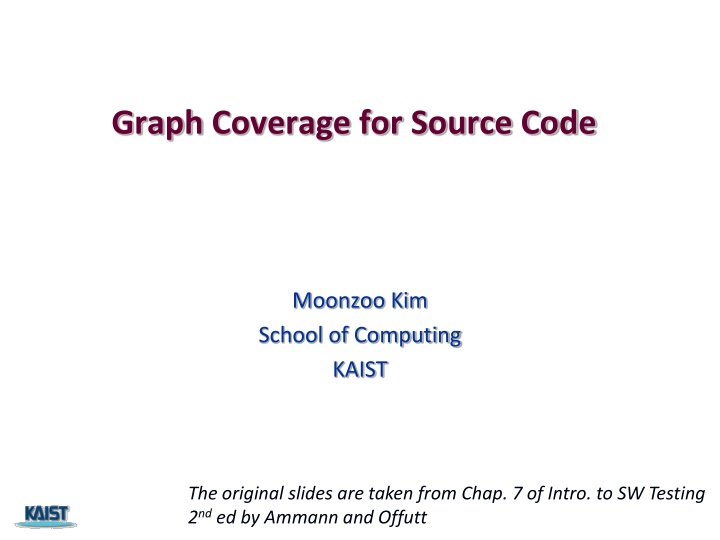 graph coverage for source code n.w