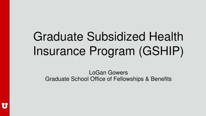 graduate subsidized health insurance program gship n.w