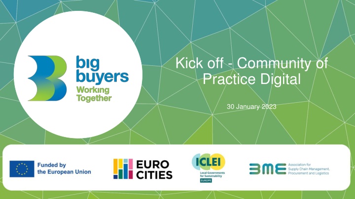 kick off community of practice digital n.w