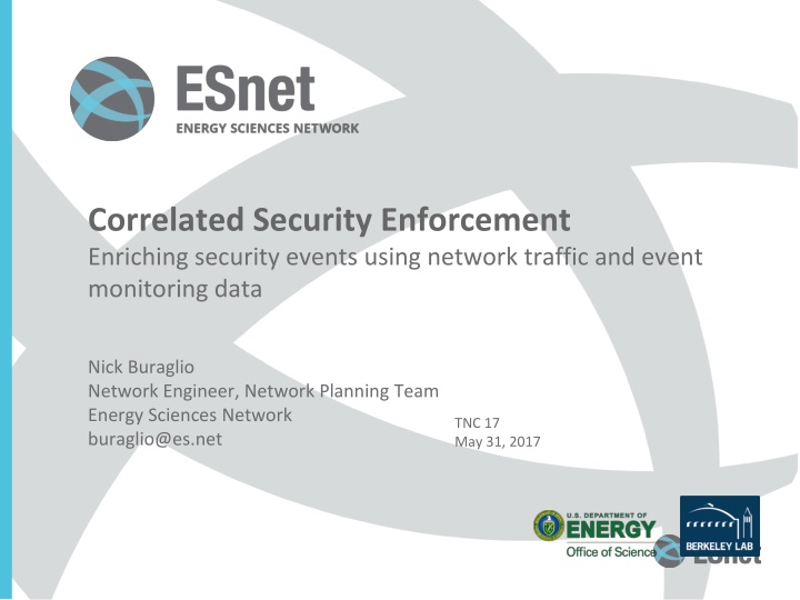 correlated security enforcement enriching n.w