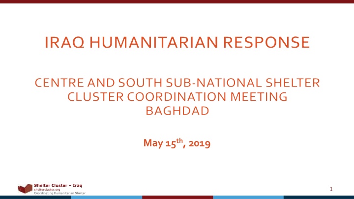 iraq humanitarian response n.w