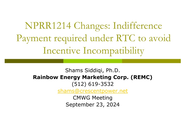 nprr1214 changes indifference payment required n.w