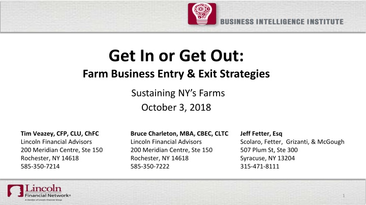 get in or get out farm business entry exit n.w