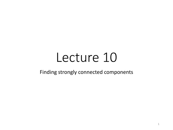 lecture 10 n.w