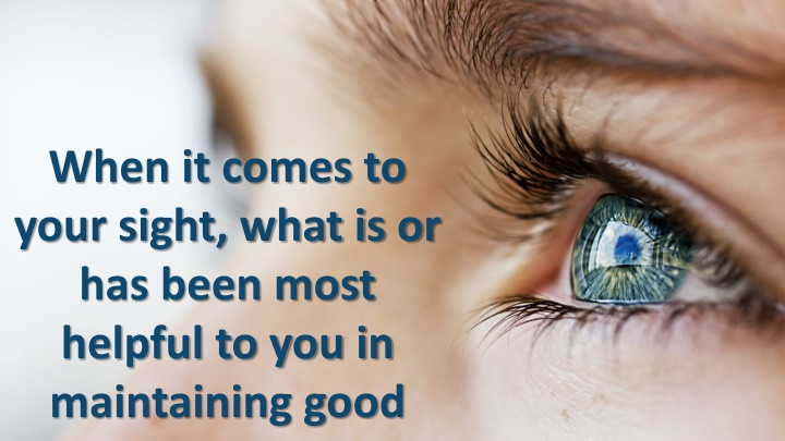 when it comes to your sight what is or has been n.w