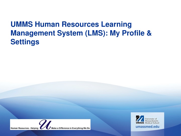 umms human resources learning management system n.w