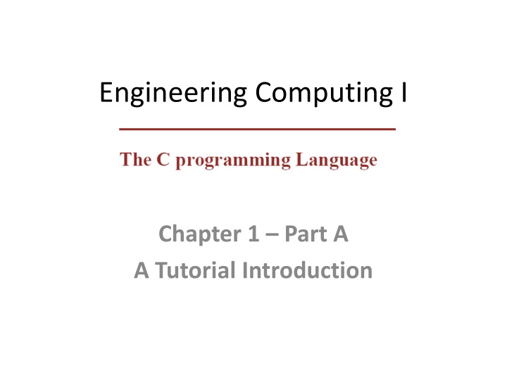 engineering computing i n.w