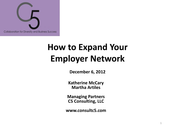 how to expand your employer network n.w