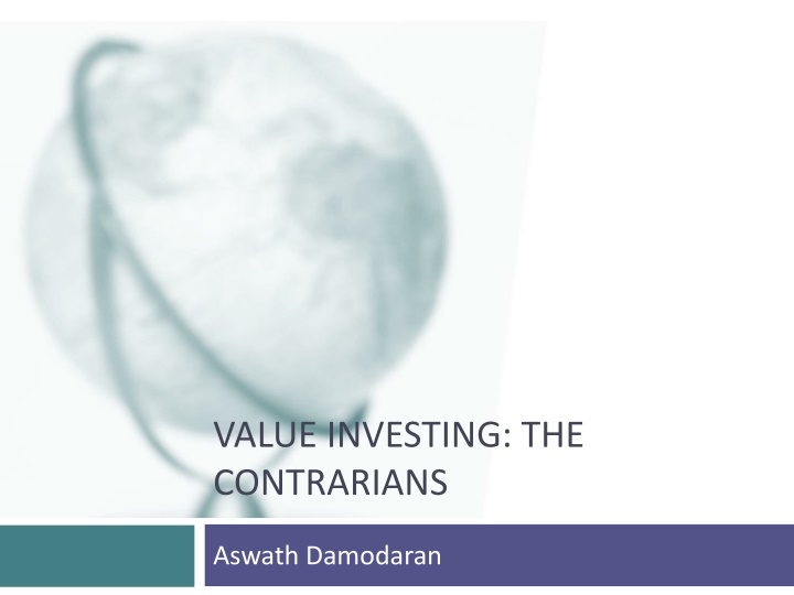 Contrarian Value Investing: Buying the Losers