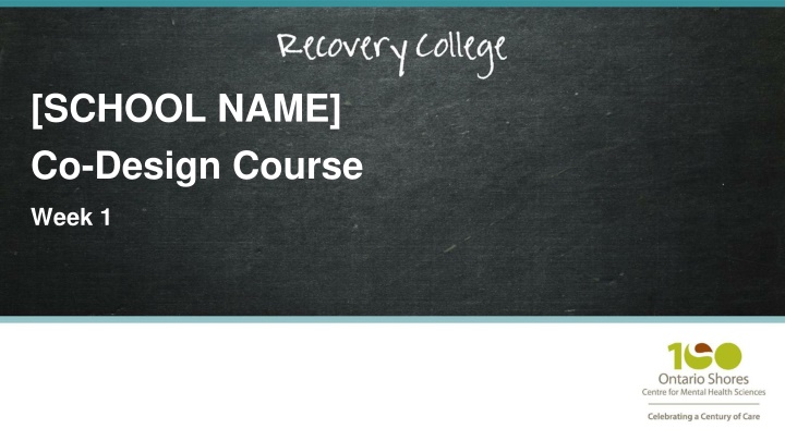 school name co design course n.w