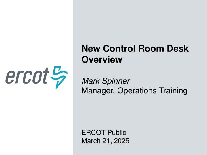 new control room desk overview n.w