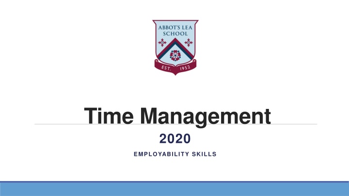 time management 2020 n.w