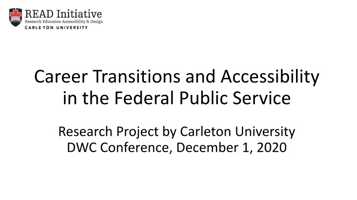career transitions and accessibility n.w