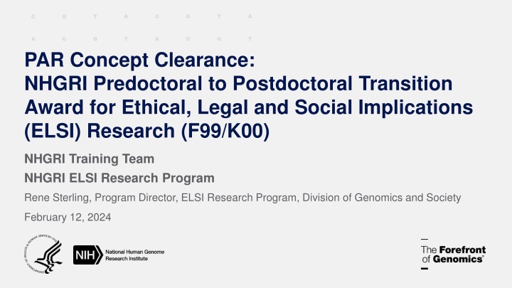 par concept clearance nhgri predoctoral n.w
