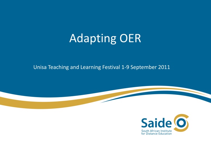 adapting oer n.w
