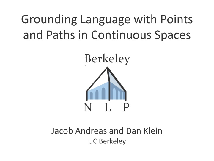 grounding language with points and paths n.w