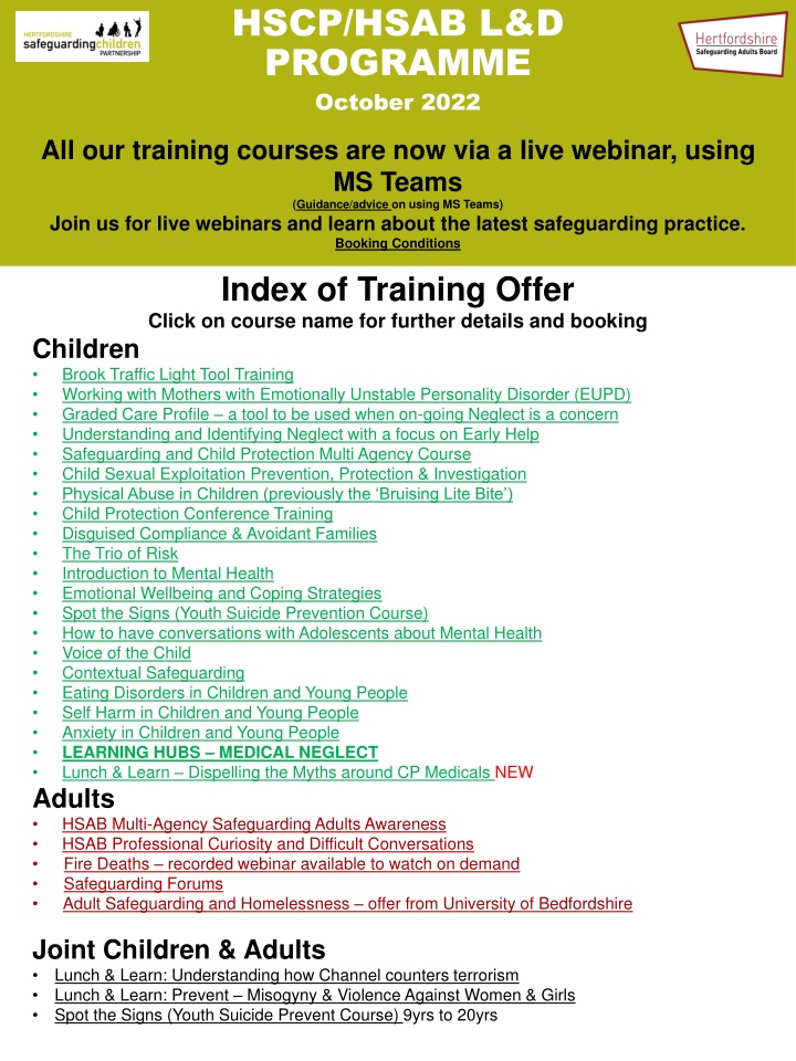 hscp hsab l d programme october 2022 n.w