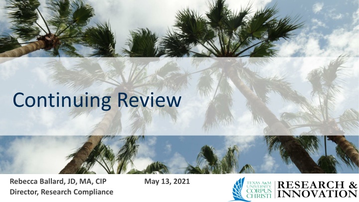 continuing review n.w