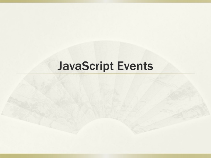 javascript events n.w