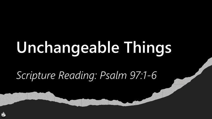 unchangeable things n.w
