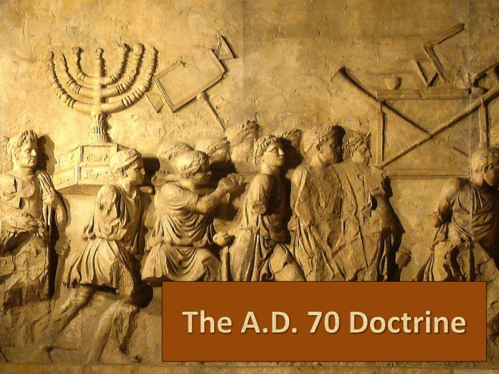the a d 70 doctrine n.w