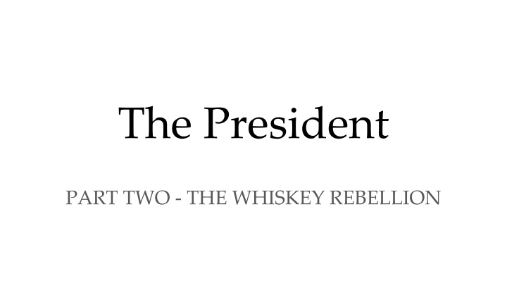the president n.w