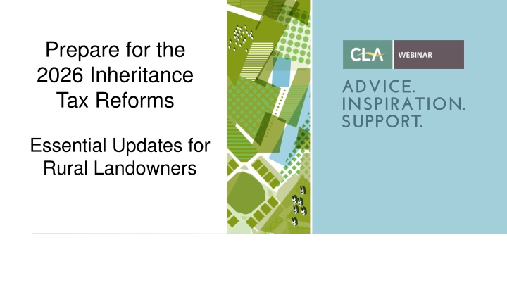 prepare for the 2026 inheritance tax reforms n.w