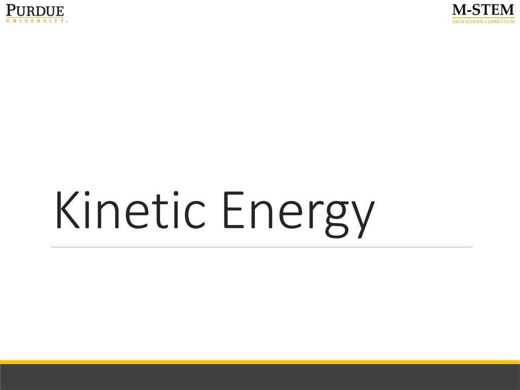 kinetic energy n.w
