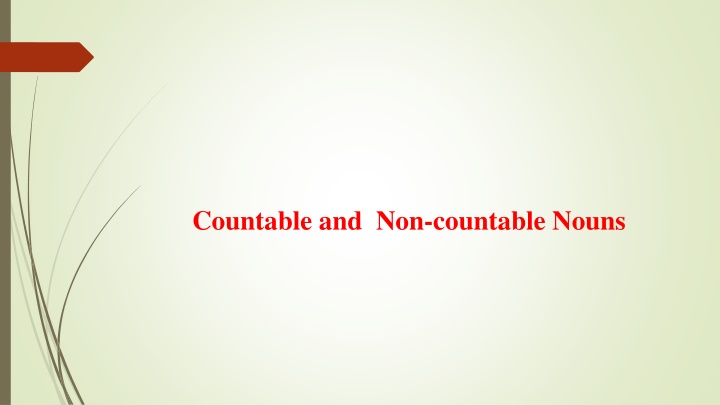 countable and non countable nouns n.w