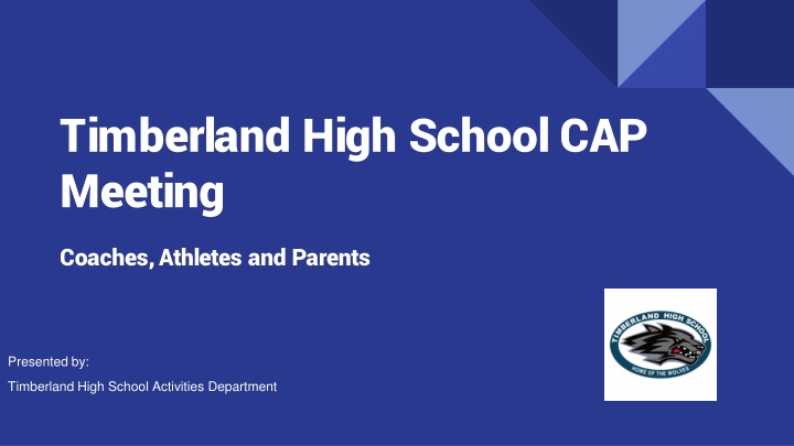 timberland high school cap meeting n.w