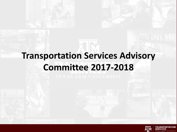 transportation services advisory committee 2017 n.w