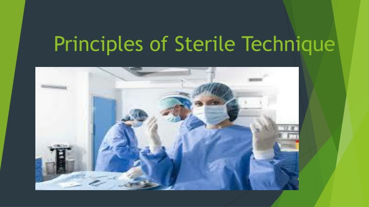 principles of sterile technique n.w