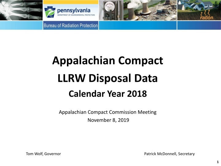 appalachian compact llrw disposal data calendar n.w