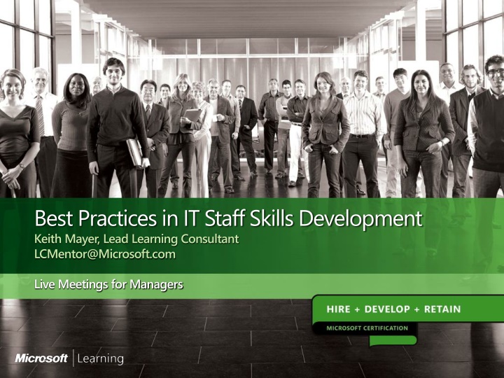 best practices in it staff skills development n.w
