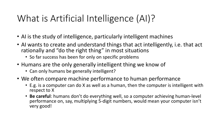 what is artificial intelligence ai n.w