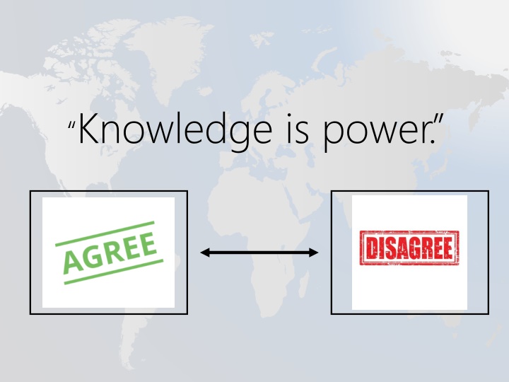 knowledge is power n.w